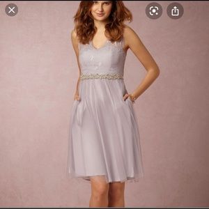 BHLDN dress in lavender